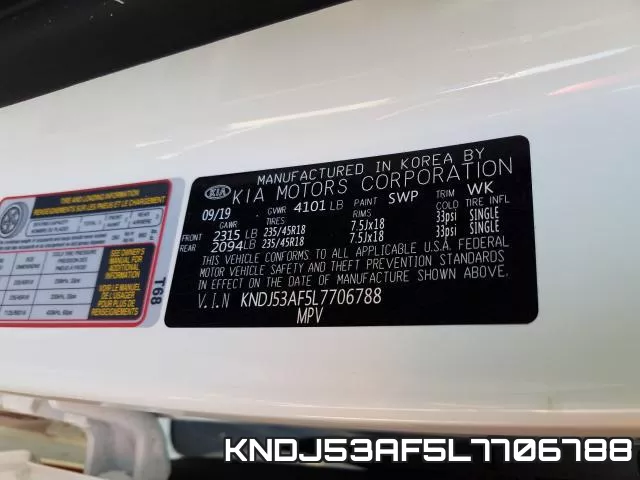 KNDJ53AF5L7706788 фото 2