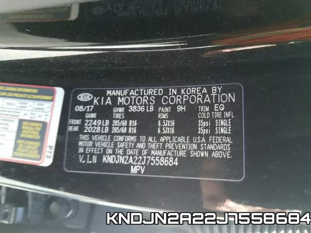 KNDJN2A22J7558684 фото 2