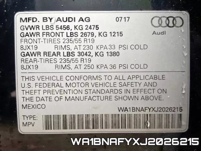 WA1BNAFYXJ2026215 фото 2