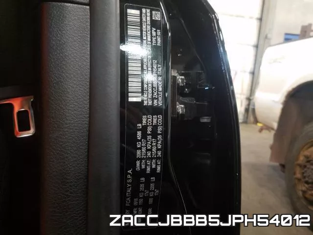 ZACCJBBB5JPH54012 фото 2