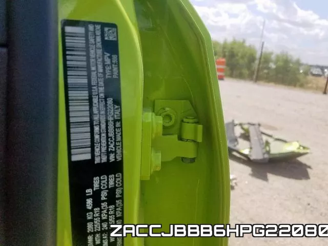 ZACCJBBB6HPG22080 фото 2