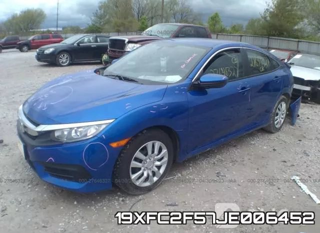 19XFC2F57JE006452 фото 3