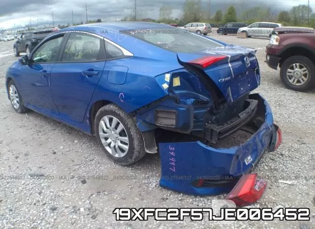 19XFC2F57JE006452 фото 4