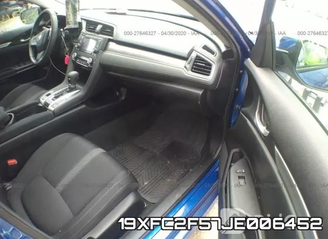 19XFC2F57JE006452 фото 6
