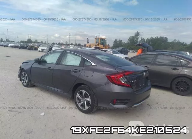 19XFC2F64KE210524 фото 4