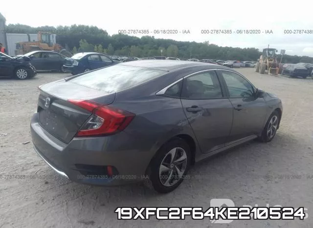19XFC2F64KE210524 фото 5