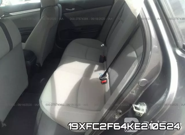 19XFC2F64KE210524 фото 9