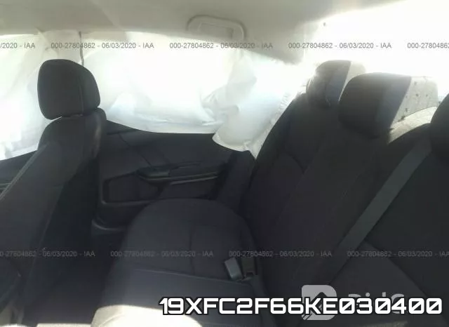 19XFC2F66KE030400 фото 9