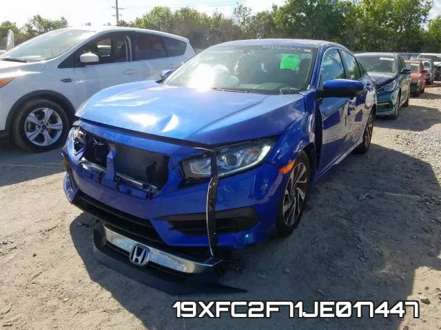 19XFC2F71JE017447 фото 3