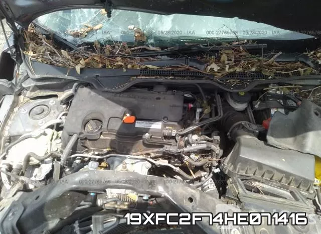 19XFC2F74HE071416 фото 2