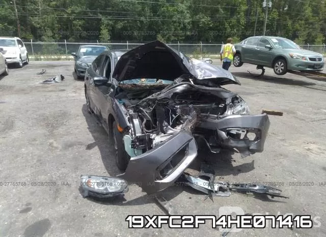 19XFC2F74HE071416 фото 7