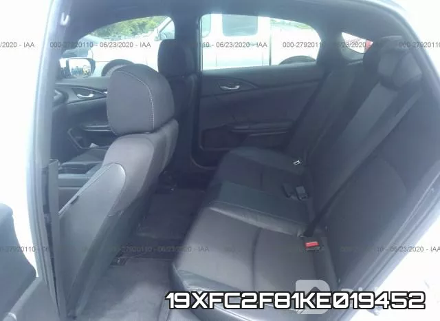 19XFC2F81KE019452 фото 9