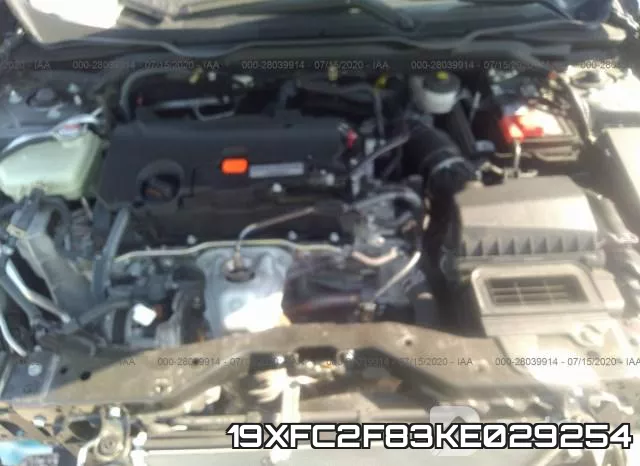19XFC2F83KE029254 фото 2
