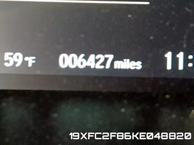 19XFC2F86KE048820 фото 9
