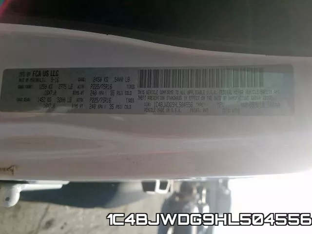 1C4BJWDG9HL504556 фото 2