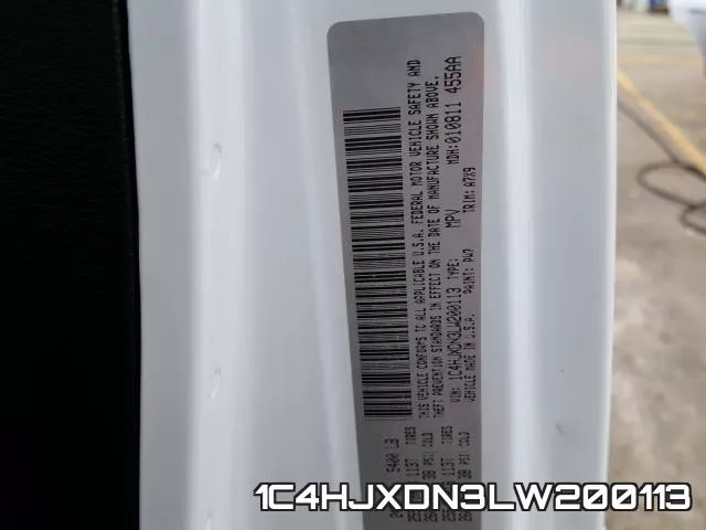 1C4HJXDN3LW200113 фото 2