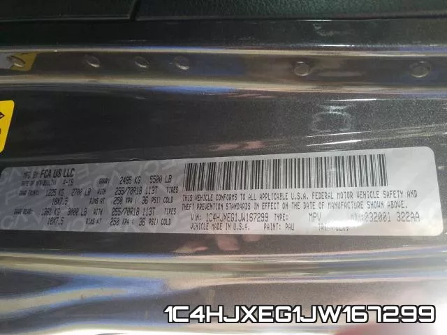 1C4HJXEG1JW167299 фото 2