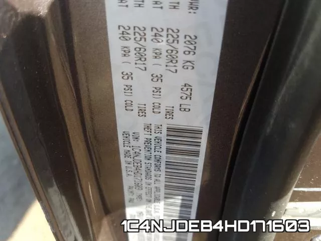 1C4NJDEB4HD171603 фото 2