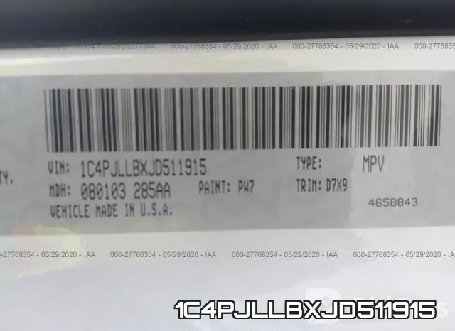 1C4PJLLBXJD511915 фото 10