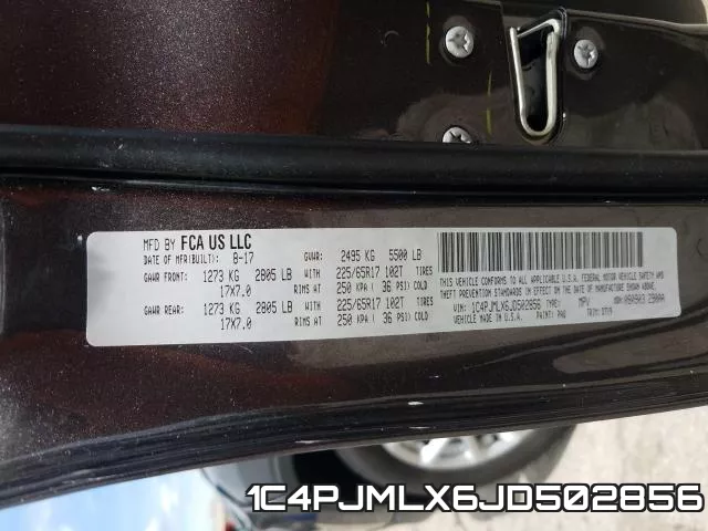 1C4PJMLX6JD502856 фото 2