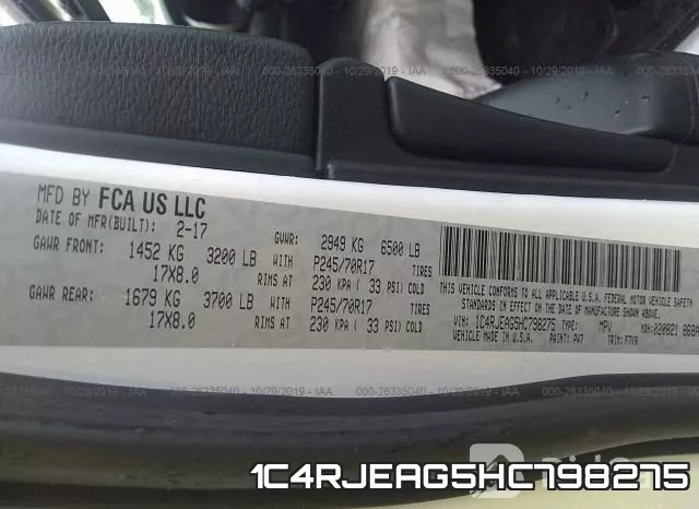 1C4RJEAG5HC798275 фото 10