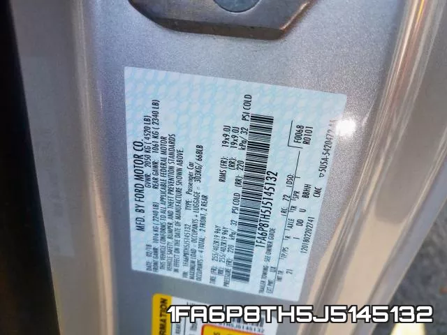 1FA6P8TH5J5145132 фото 2