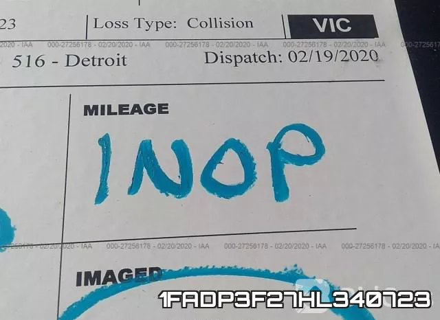 1FADP3F27HL340723 фото 8