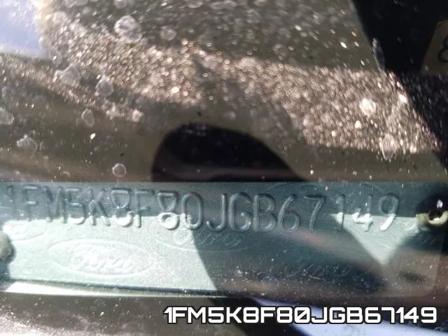 1FM5K8F80JGB67149 фото 2