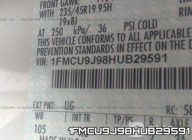 1FMCU9J98HUB29591 фото 10