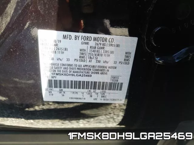 1FMSK8DH9LGA25469 фото 2