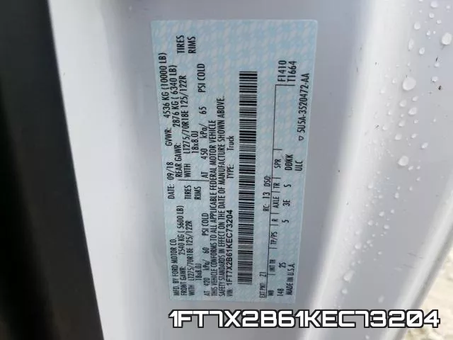 1FT7X2B61KEC73204 фото 2