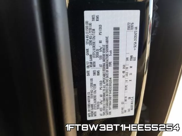 1FT8W3BT1HEE55254 фото 2