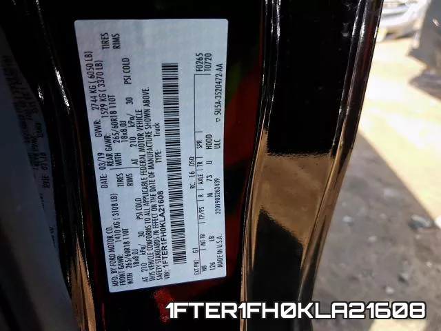 1FTER1FH0KLA21608 фото 2