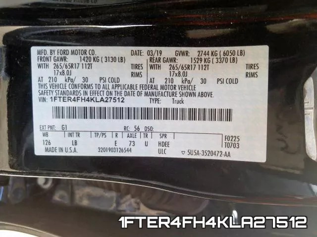 1FTER4FH4KLA27512 фото 2