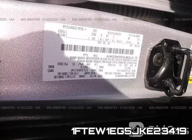 1FTEW1EG5JKE23419 фото 10
