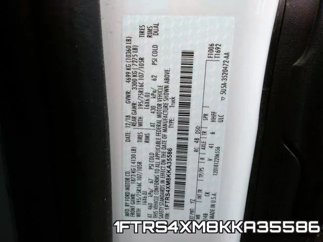 1FTRS4XM8KKA35586 фото 2