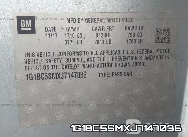 1G1BC5SMXJ7147036 фото 10