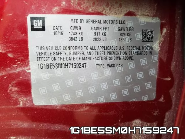 1G1BE5SM0H7159247 фото 2