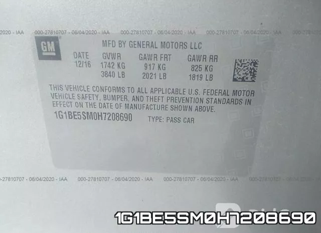 1G1BE5SM0H7208690 фото 10