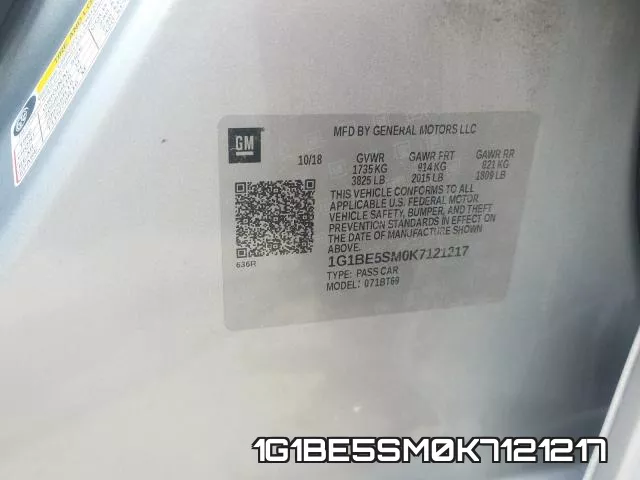 1G1BE5SM0K7121217 фото 2