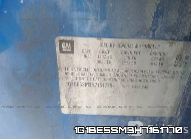 1G1BE5SM3H7161770 фото 10
