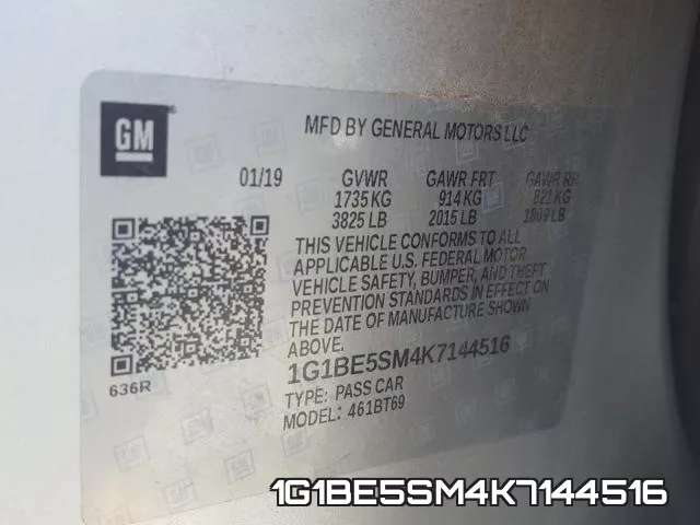 1G1BE5SM4K7144516 фото 2