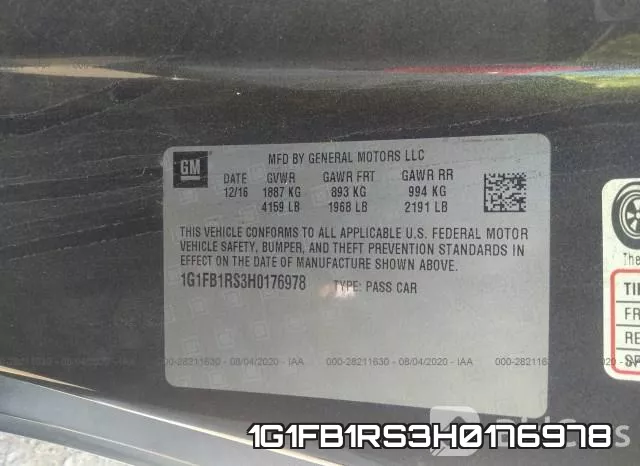 1G1FB1RS3H0176978 фото 10