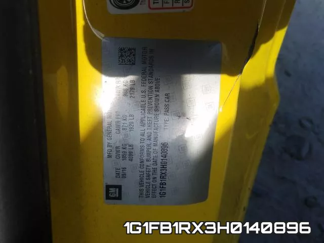 1G1FB1RX3H0140896 фото 2