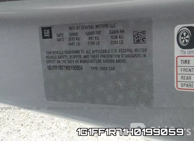 1G1FF1R71H0199059 фото 10