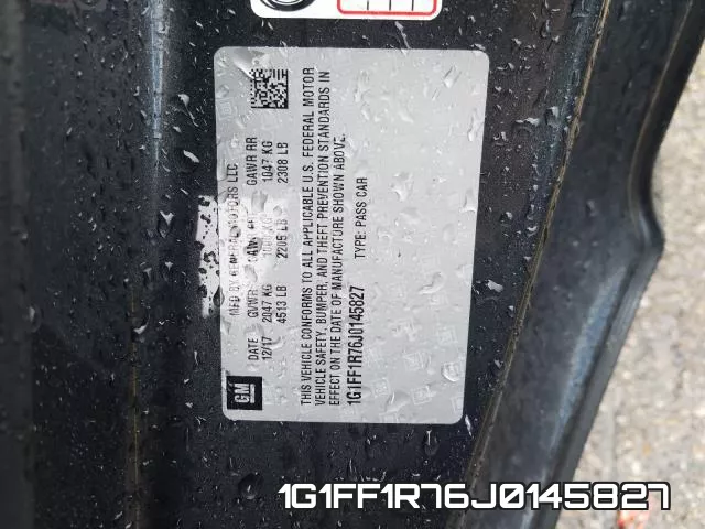 1G1FF1R76J0145827 фото 2