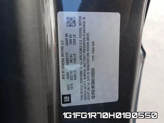 1G1FG1R70H0180550 фото 2