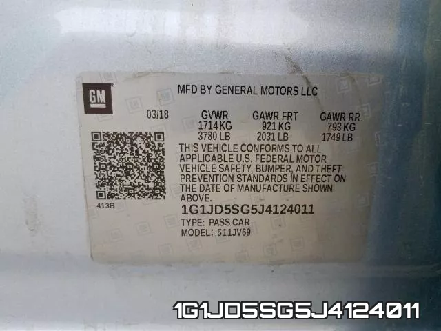 1G1JD5SG5J4124011 фото 2