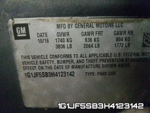 1G1JF5SB3H4123142 фото 2