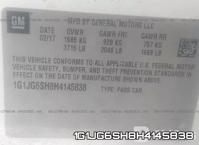 1G1JG6SH8H4145838 фото 10